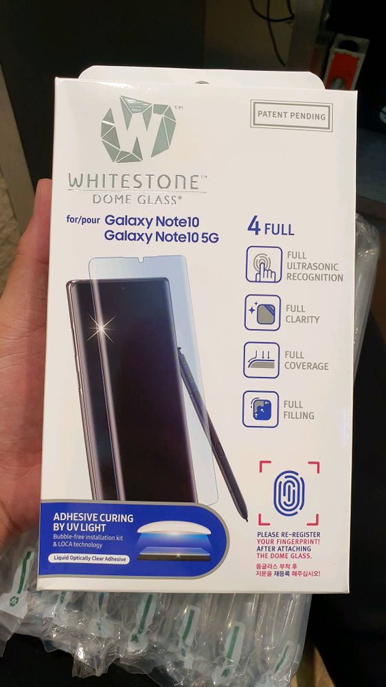 Whitestone Dome Glass - Samsung Members