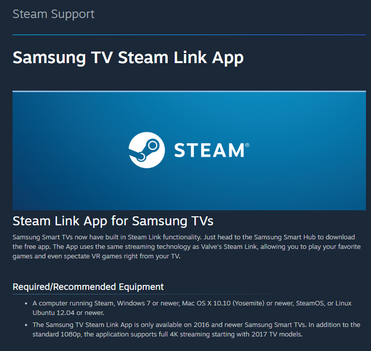 Steam Support :: Steam Link Hardware