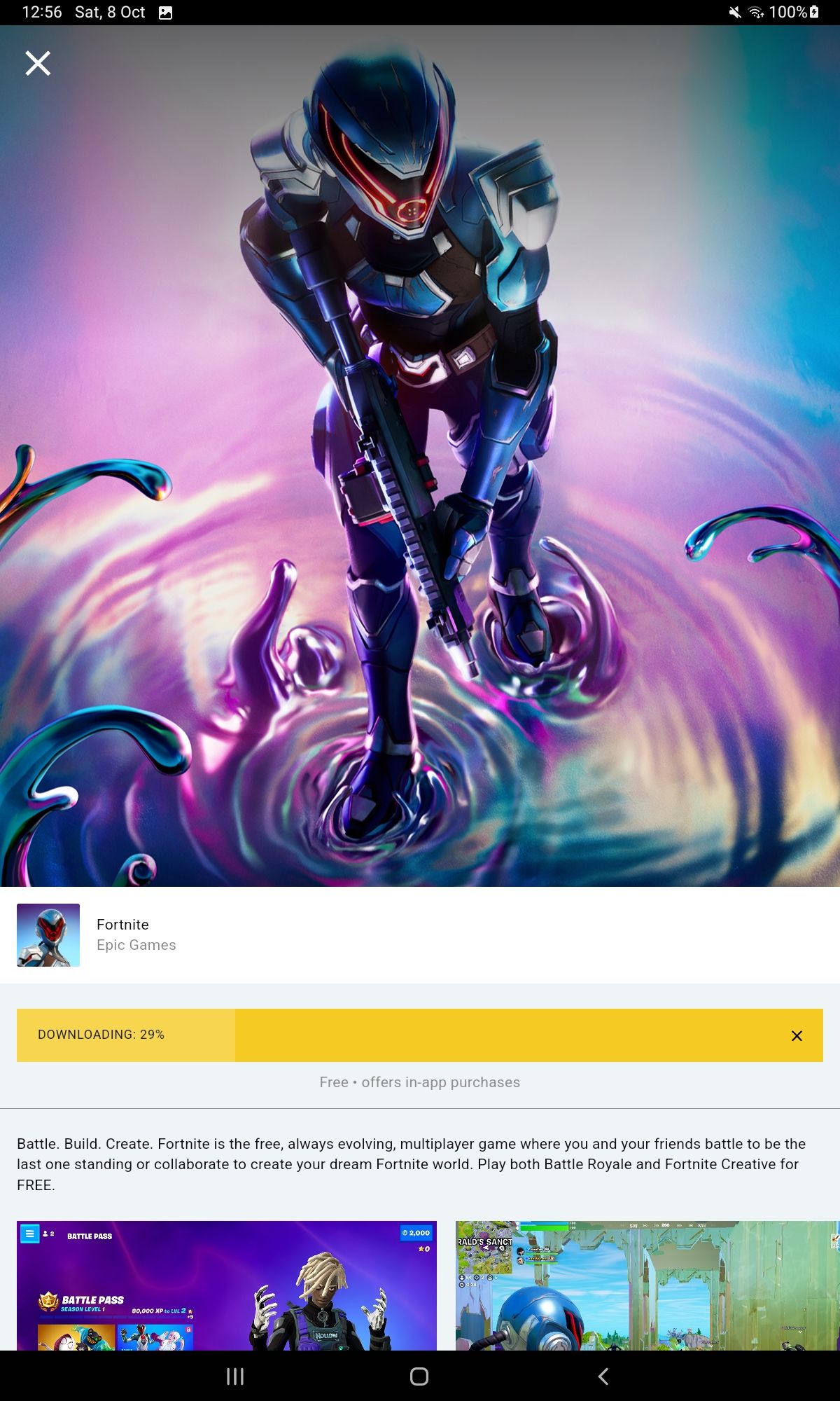 Fortnite with RAM Plus on the galaxy tab A7! Samsung Members