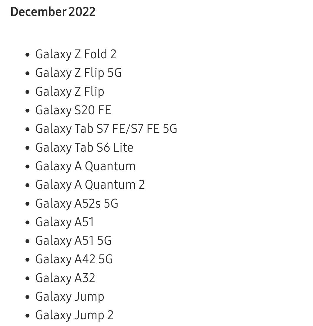 Samsung Galaxy A series One UI 5 Roadmap - Samsung Members