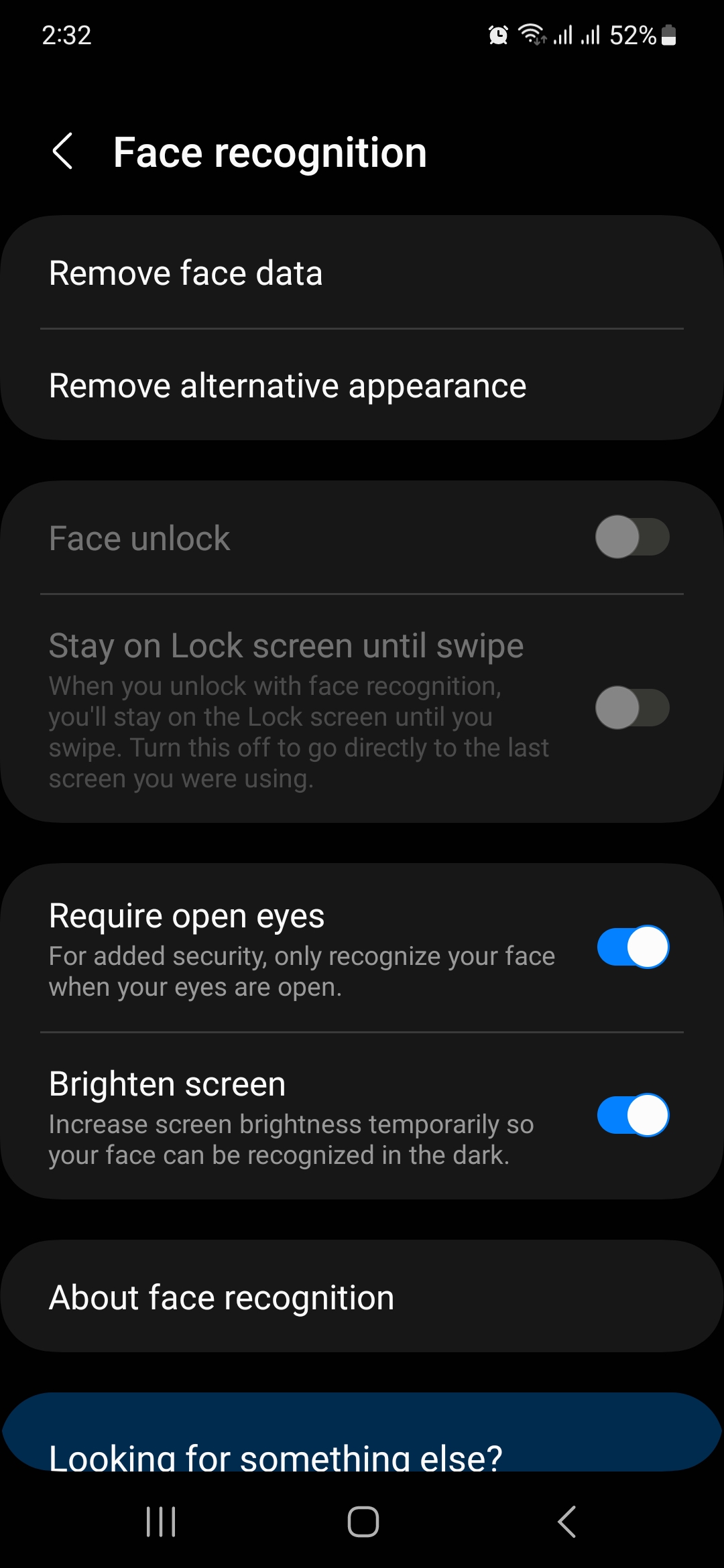 Help i cannot enable my face unlock - Samsung Members