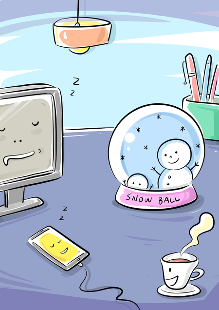 Snow Globe On Desk.png