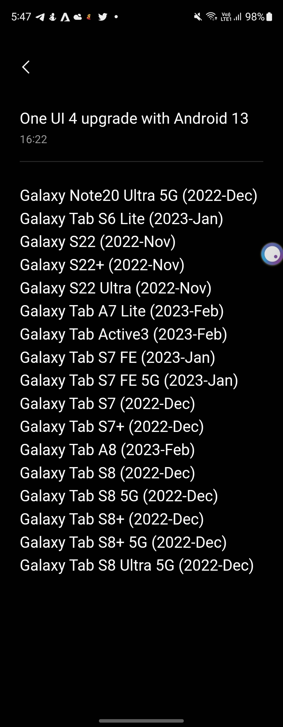 BREAKING !!! Singapore 🇸🇬 One Ui 5 Android 13 Up... - Samsung Members