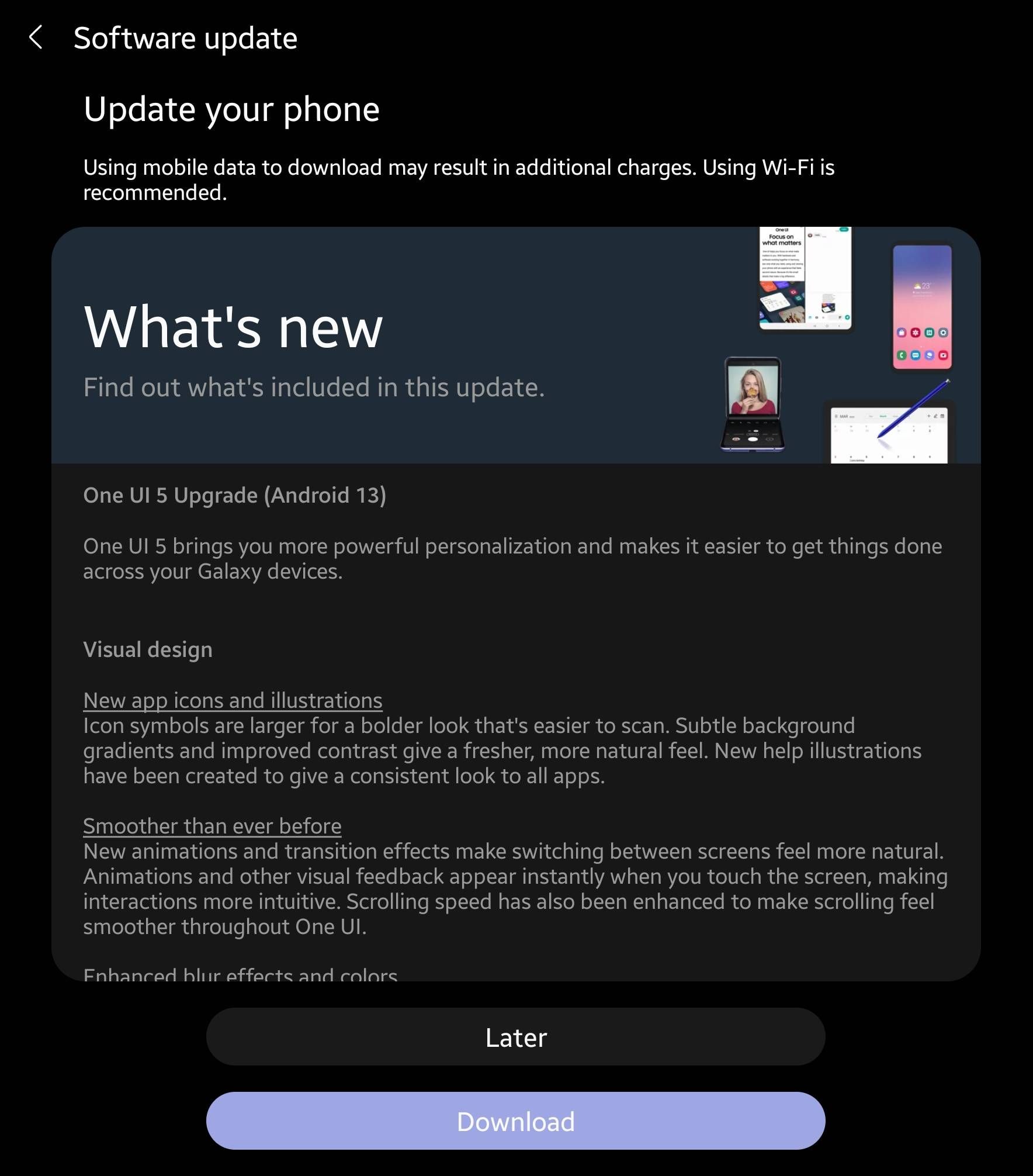 samsung fold 1 android 13
