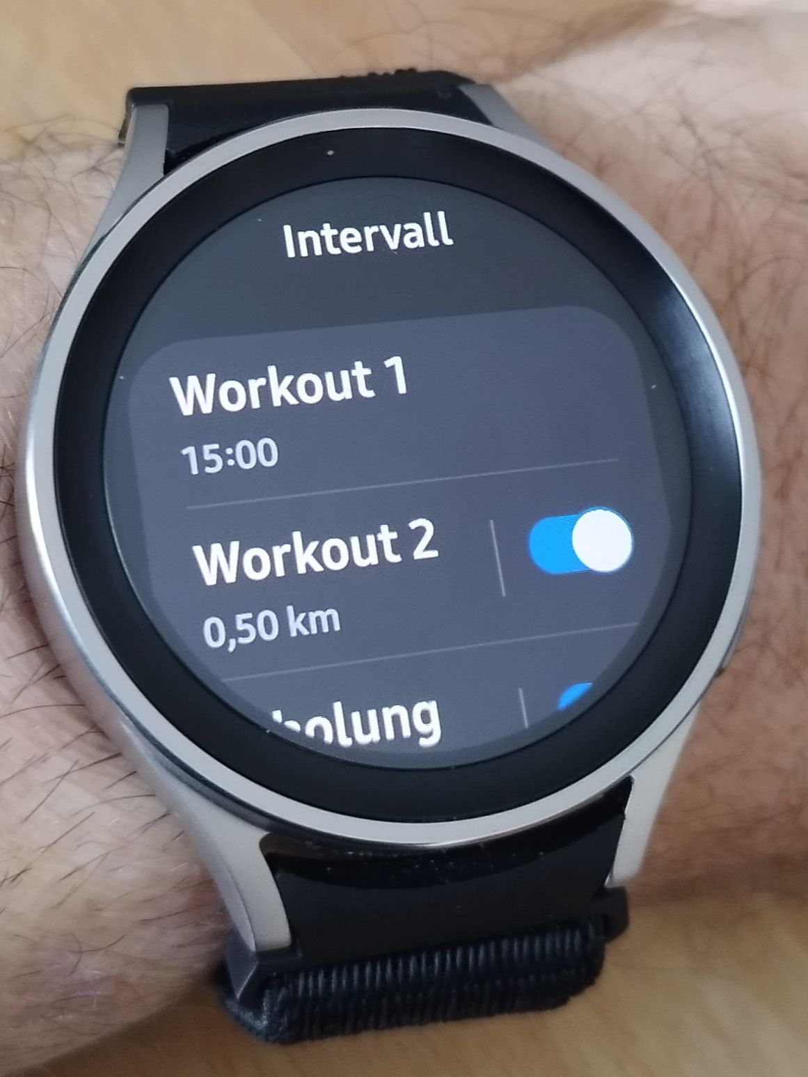 Samsung health/watch 5 pro customizable run interv... - Samsung Members