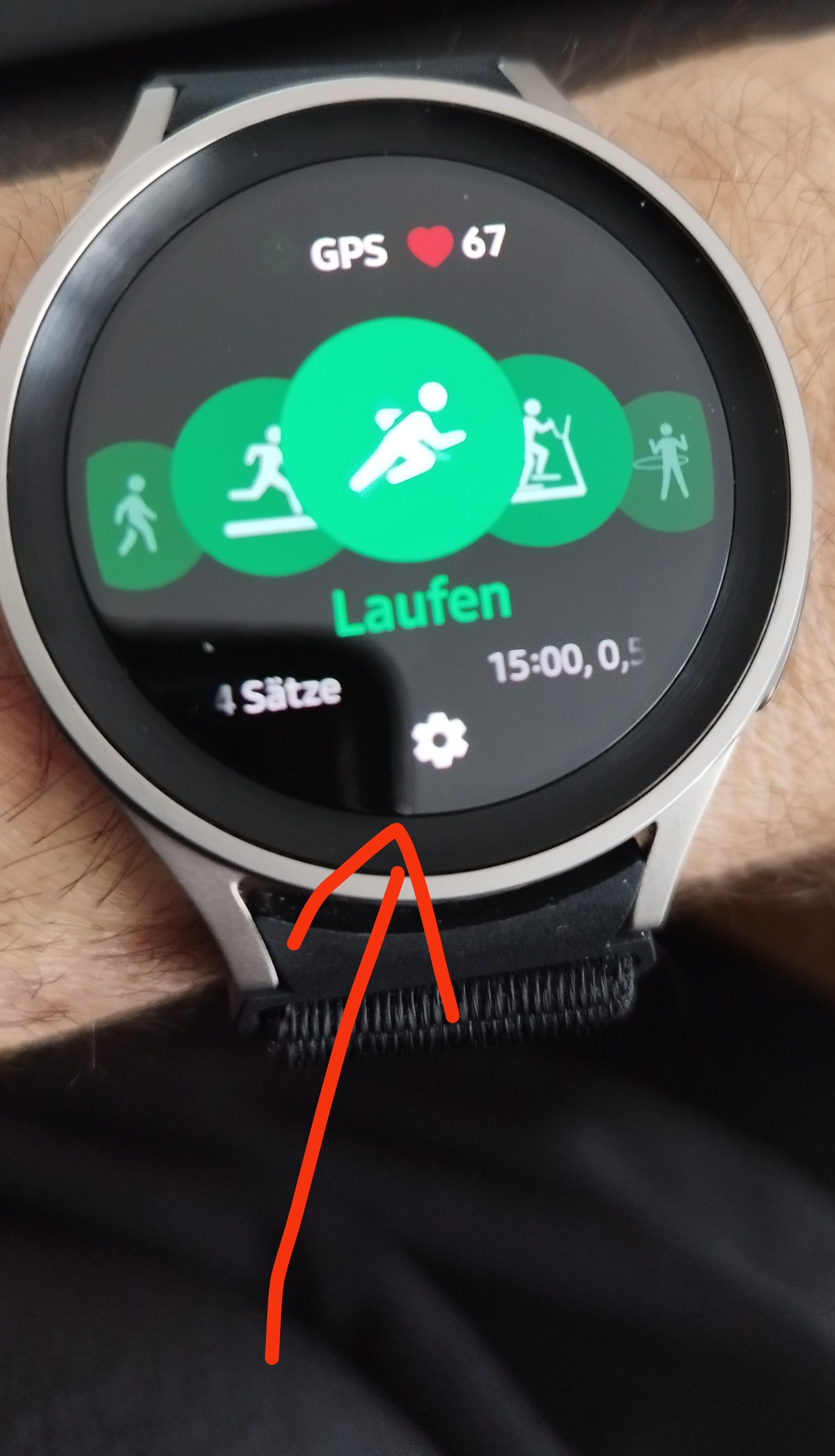 Watch with interval clearance timer