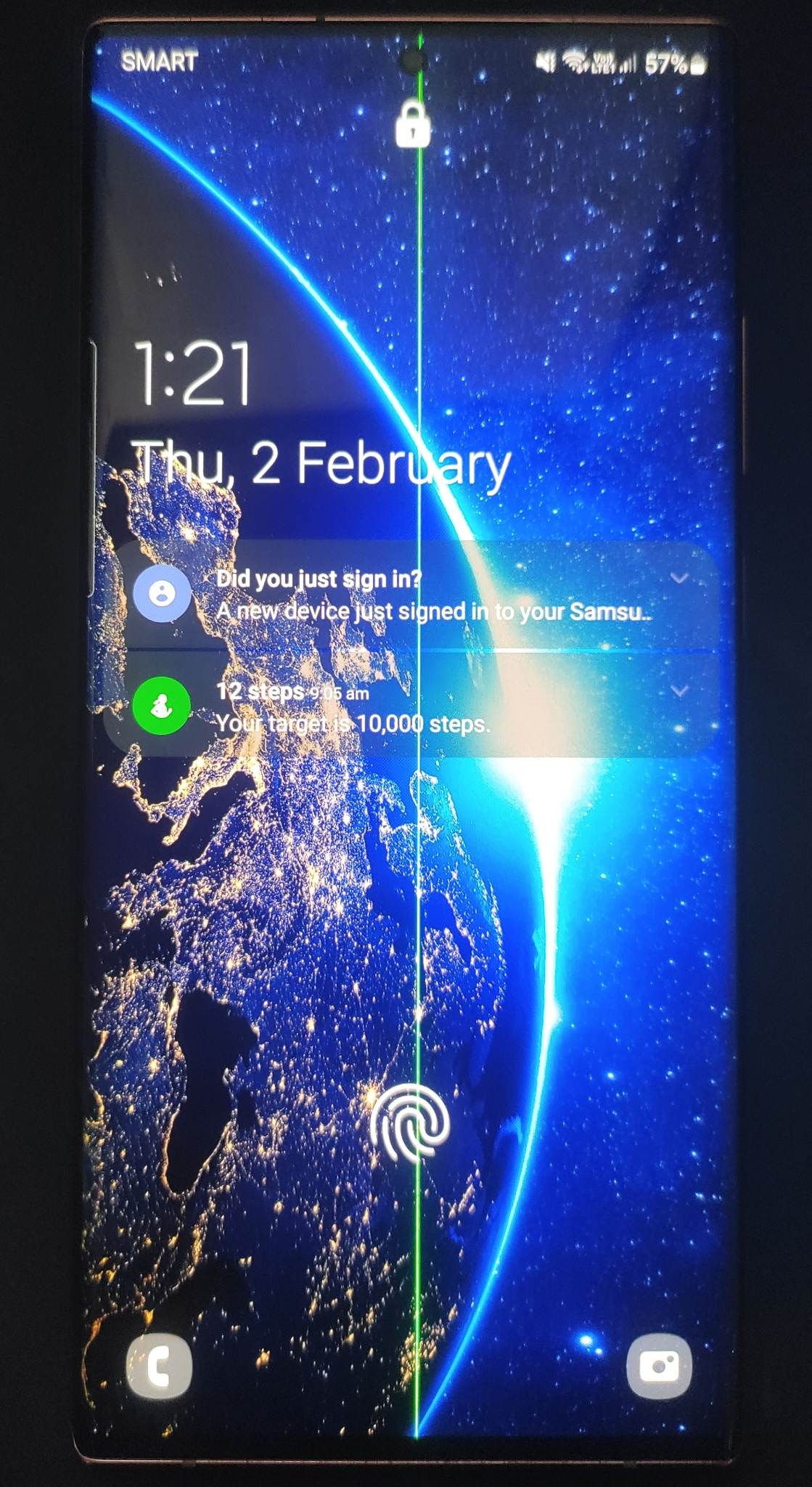 Solved Green line on NOTE 20 ULTRA Samsung Members