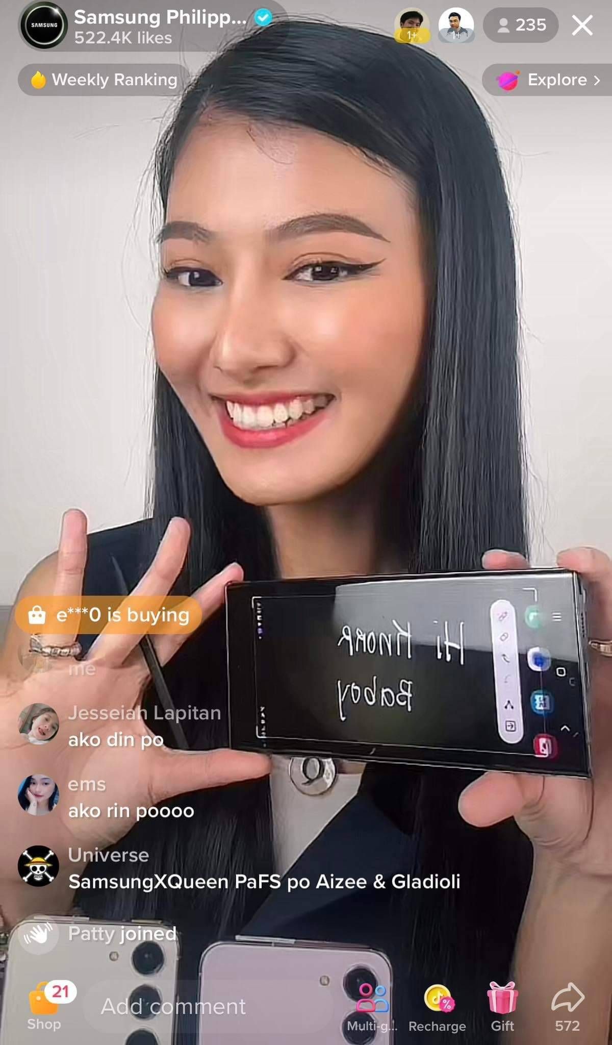LT Last night at Samsung Ph Tiktok Live 😆 - Samsung Members
