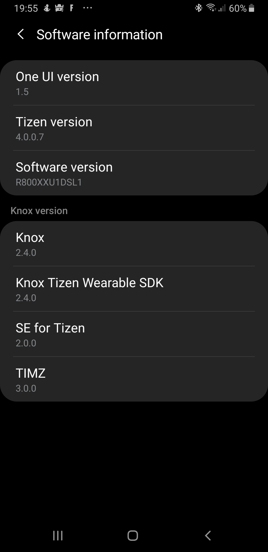 Samsung galaxy watch one ui 1.5 update Samsung Members