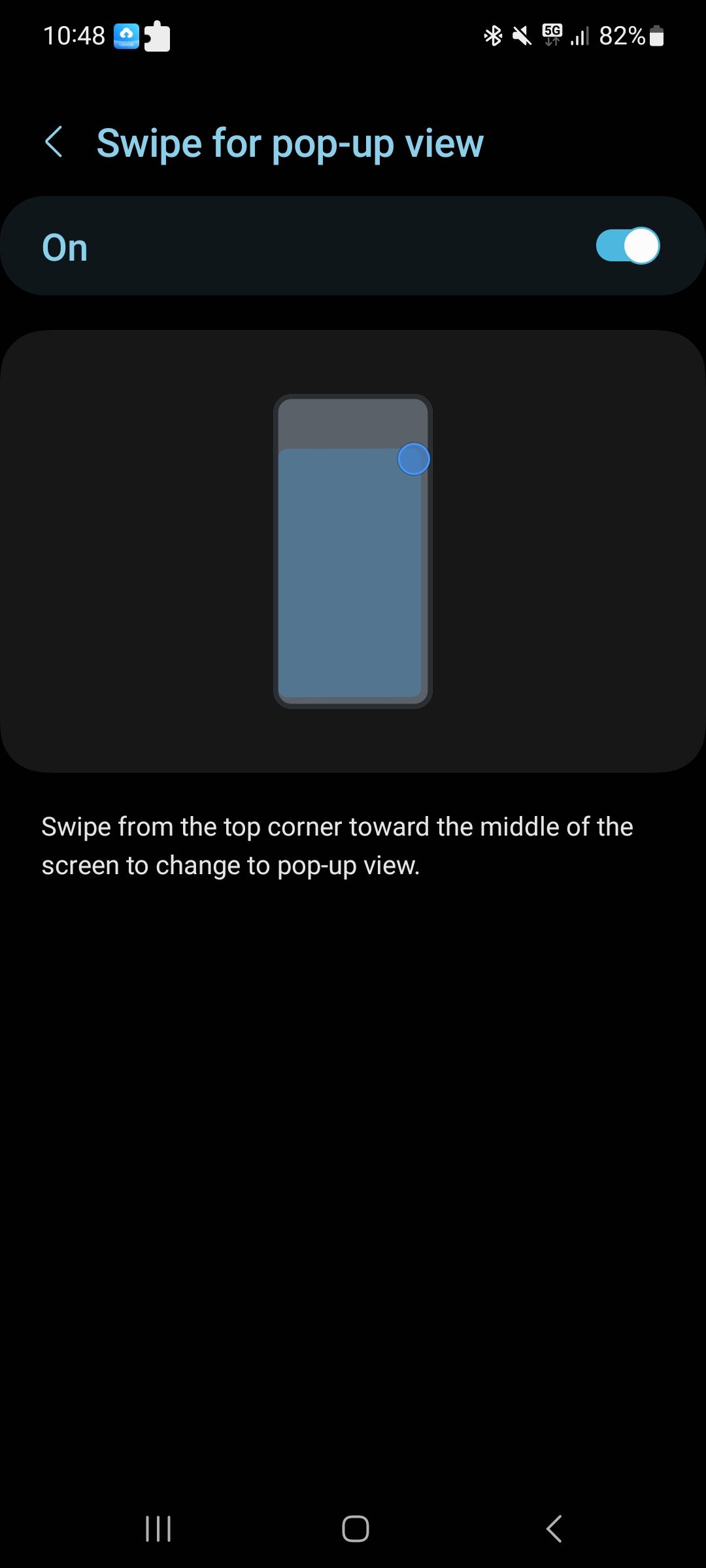 is there a minimum screen size adjustment for tab... Samsung Members