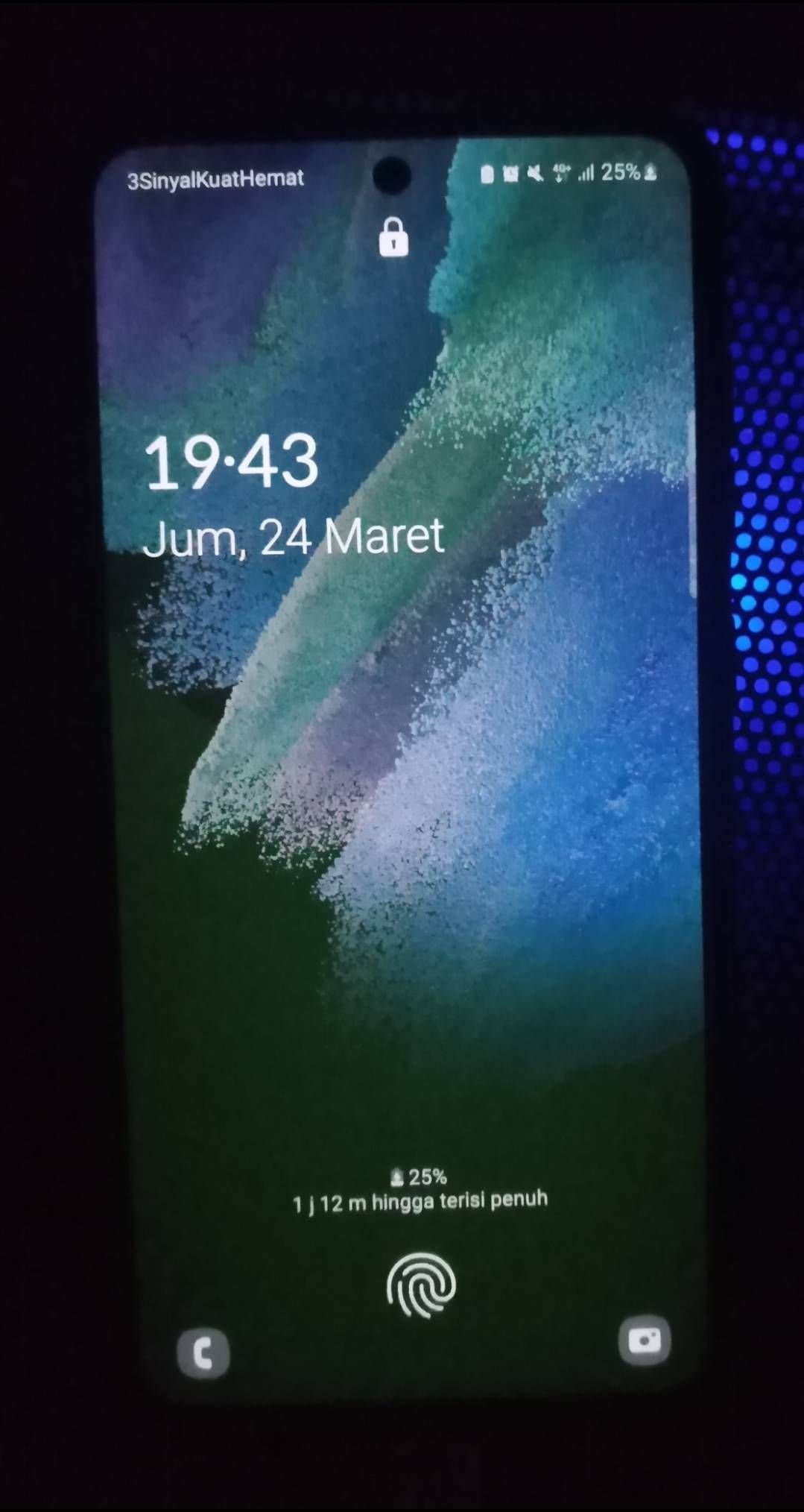 S21 FE Green Tint di LockScreen Samsung Members