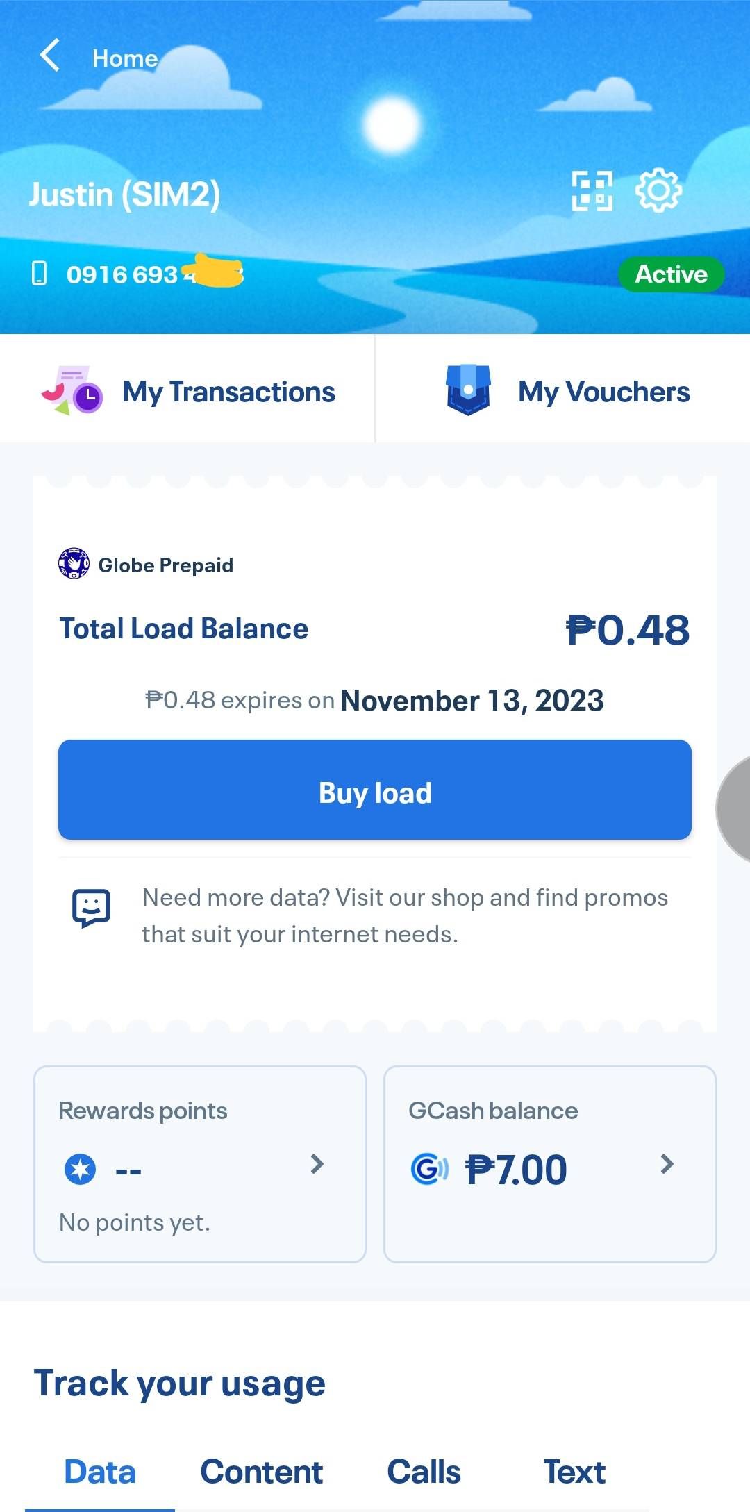 How to shop balance globe prepaid