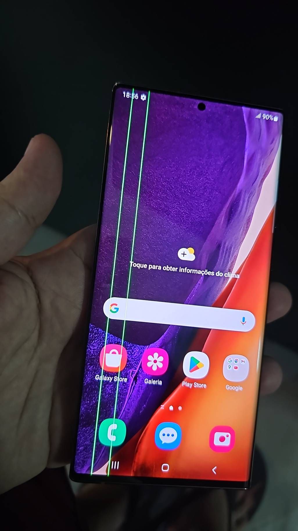 Note 20 ultra linha verde - Samsung Members