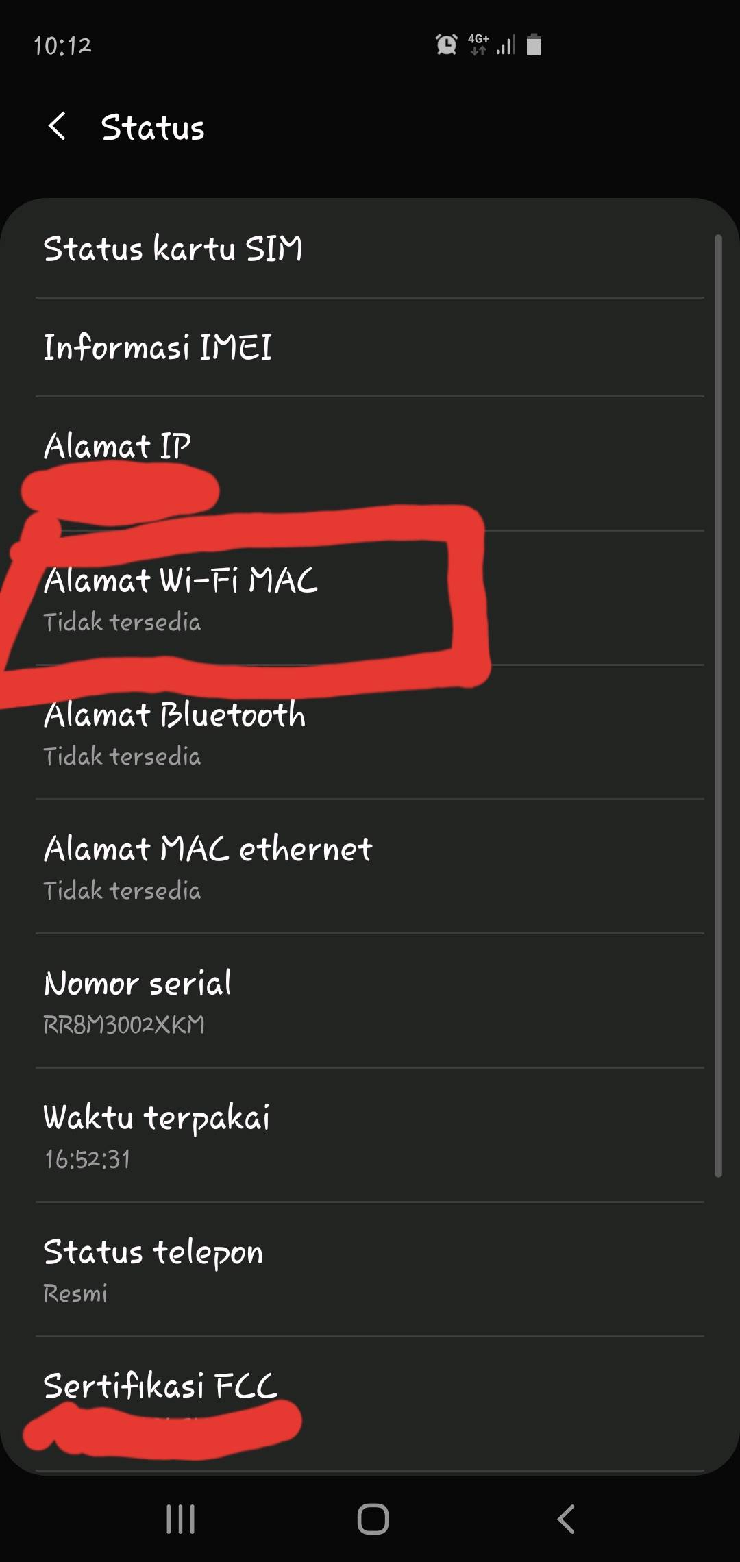 Alamat Wi Fi Mac Tidak Tersedia Samsung Members