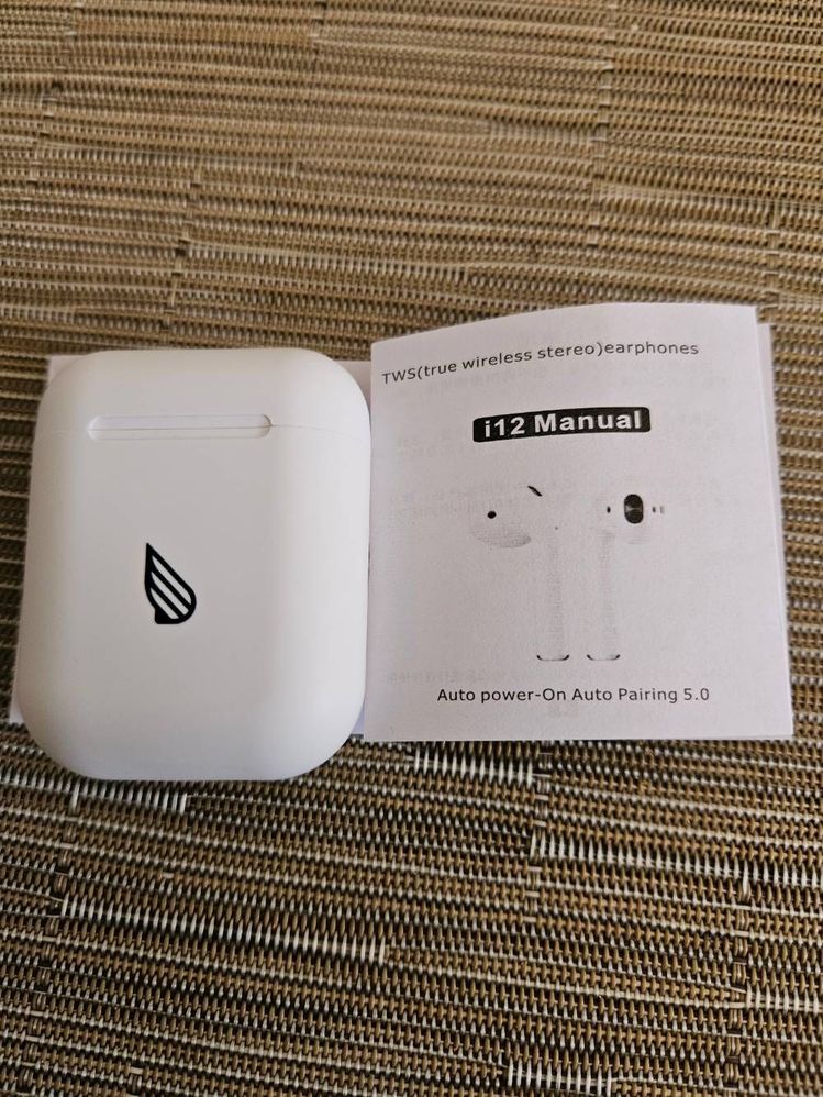 I12 tws best sale airpods manual español