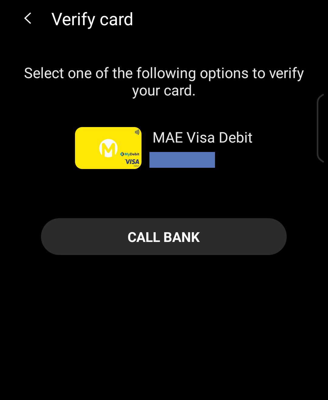 Samsung Pay verify MAE card - Samsung Members