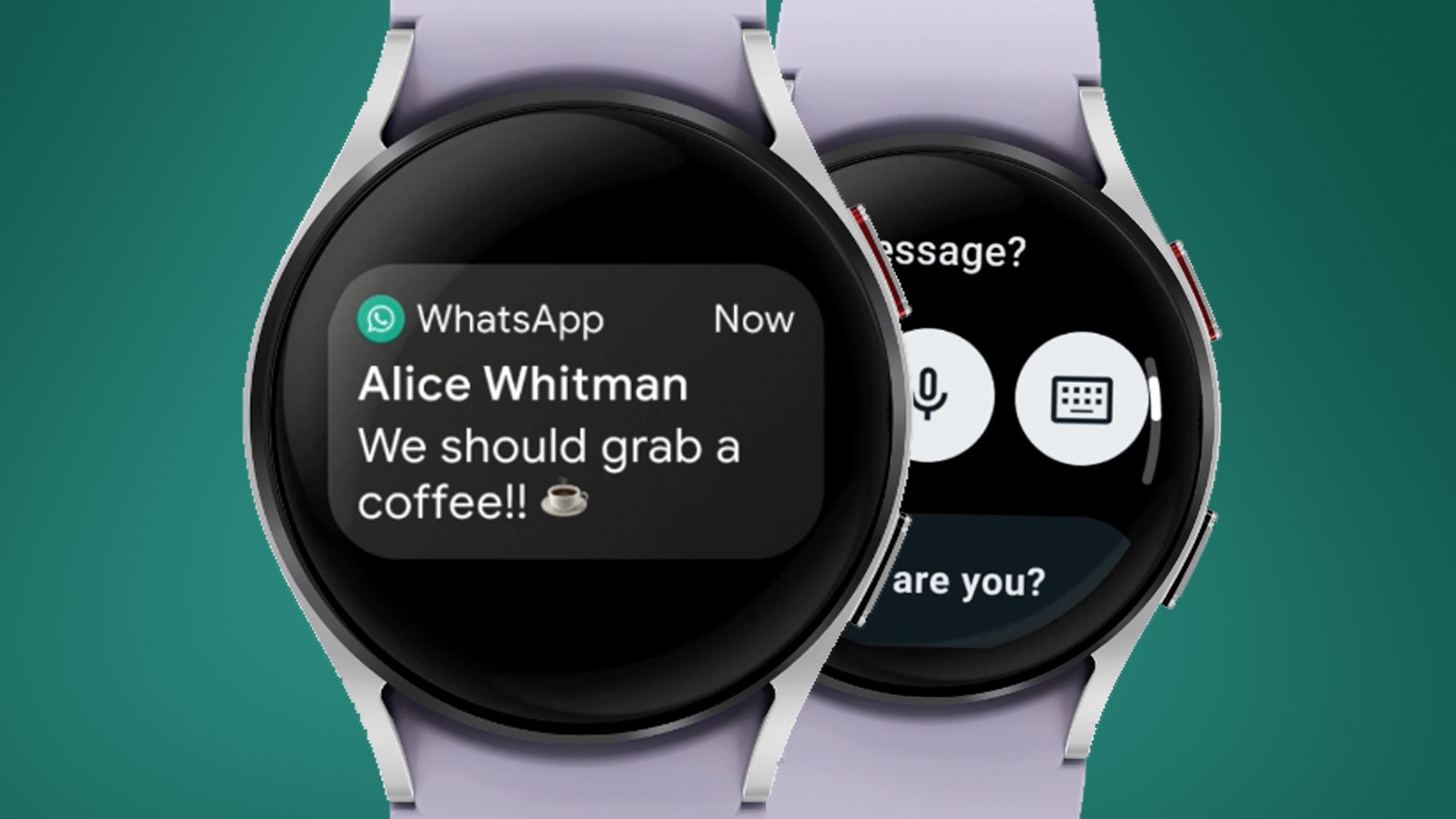 NOTICIA WhatsApp en tu mu eca con Wear Os Samsung Members