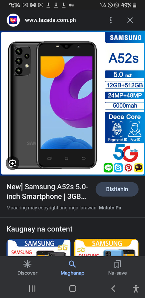 Fake Samsung A52s - Samsung Members