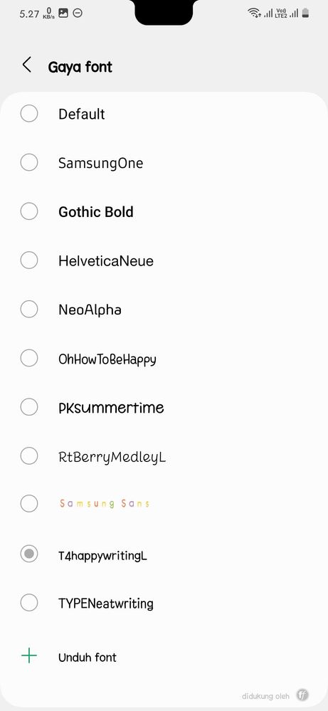 Solved: [ TIPS ] Menambahkan Font Pada HP Samsung Secara G