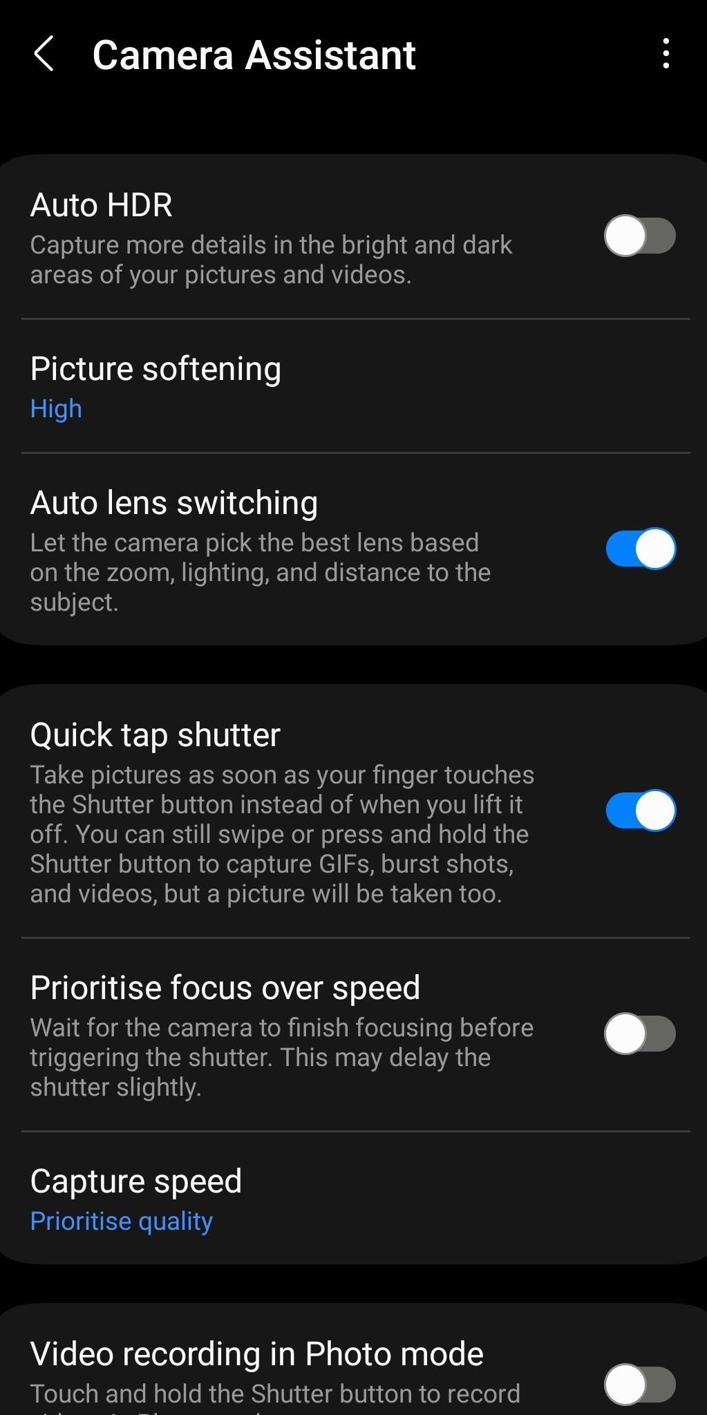 Camera Post Processing Samsung Members
