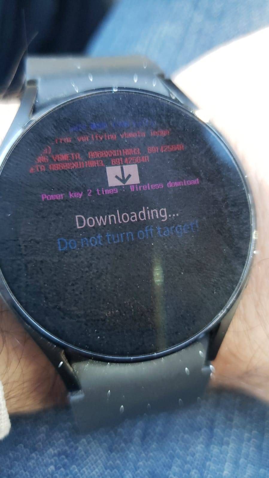 Error en watch 4 Samsung Members