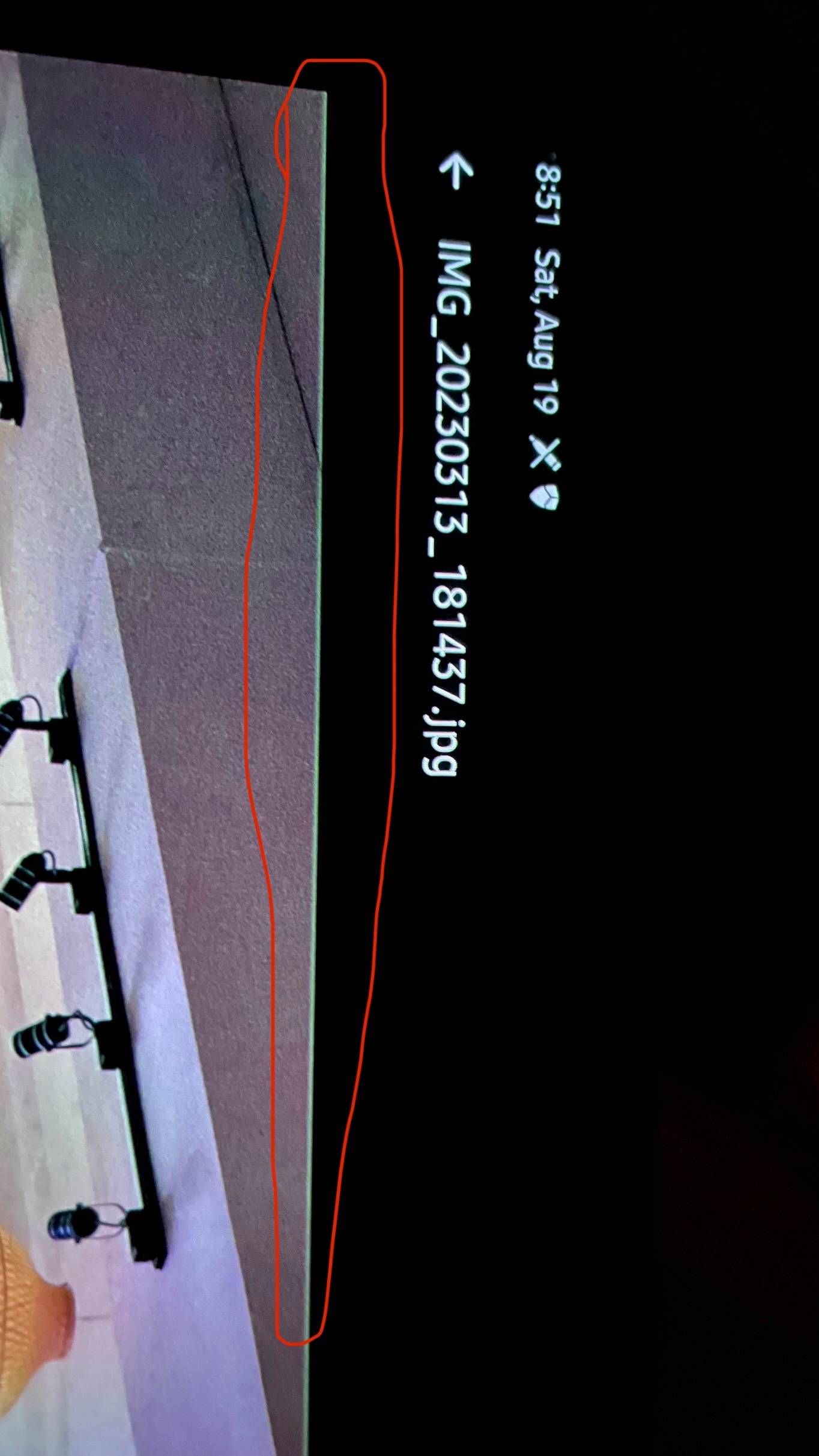 Tab S9+ screen line on top edge and 1 line flicker... Samsung Members