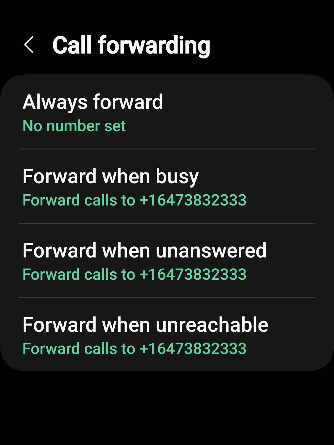 Calls Direct to Voicemail - Samsung Members