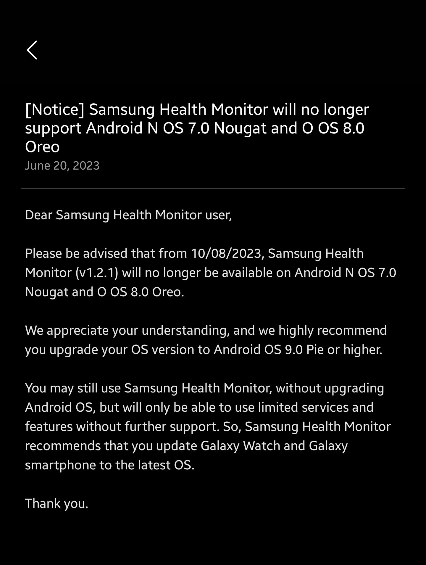 Samsung health monitor discount android