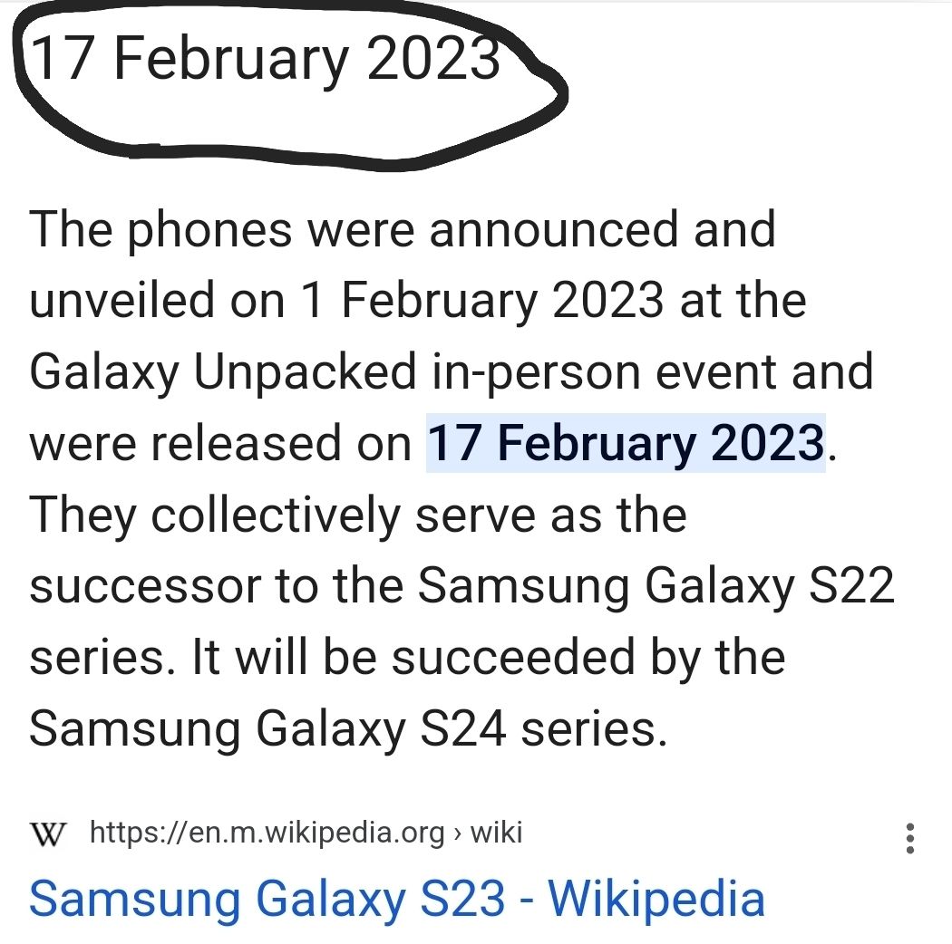 Samsung Galaxy S23 - Wikipedia