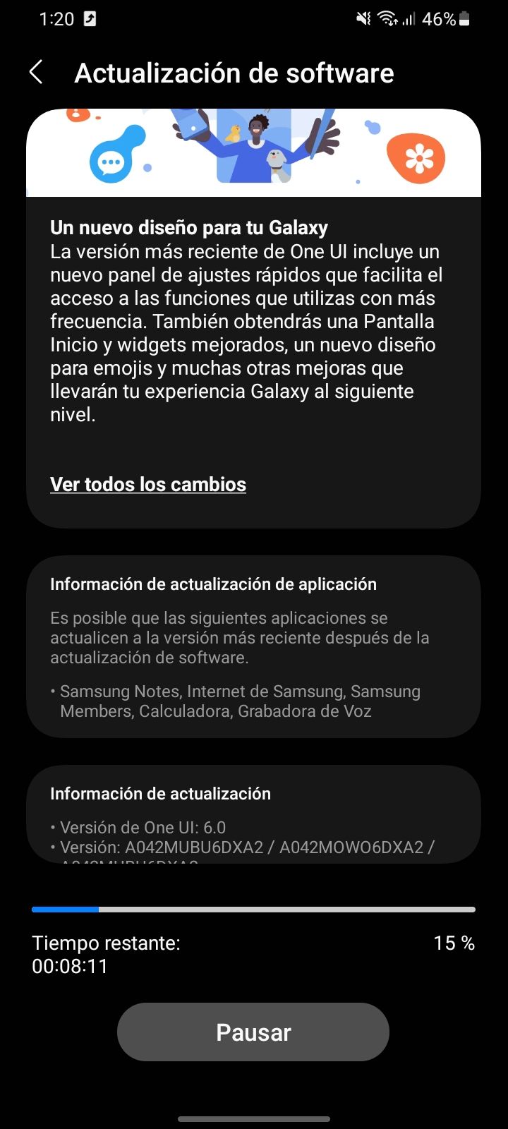Ya me llego la actualización one ui 6 a mi samsung... - Samsung Members