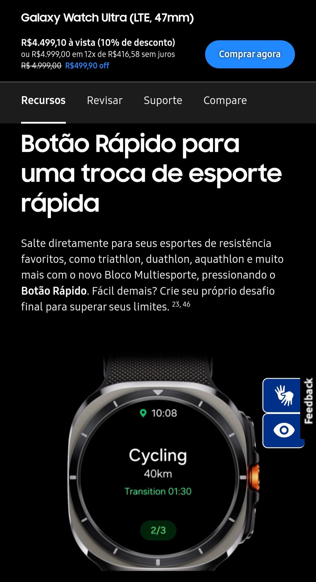 Galaxy watch triathlon sale