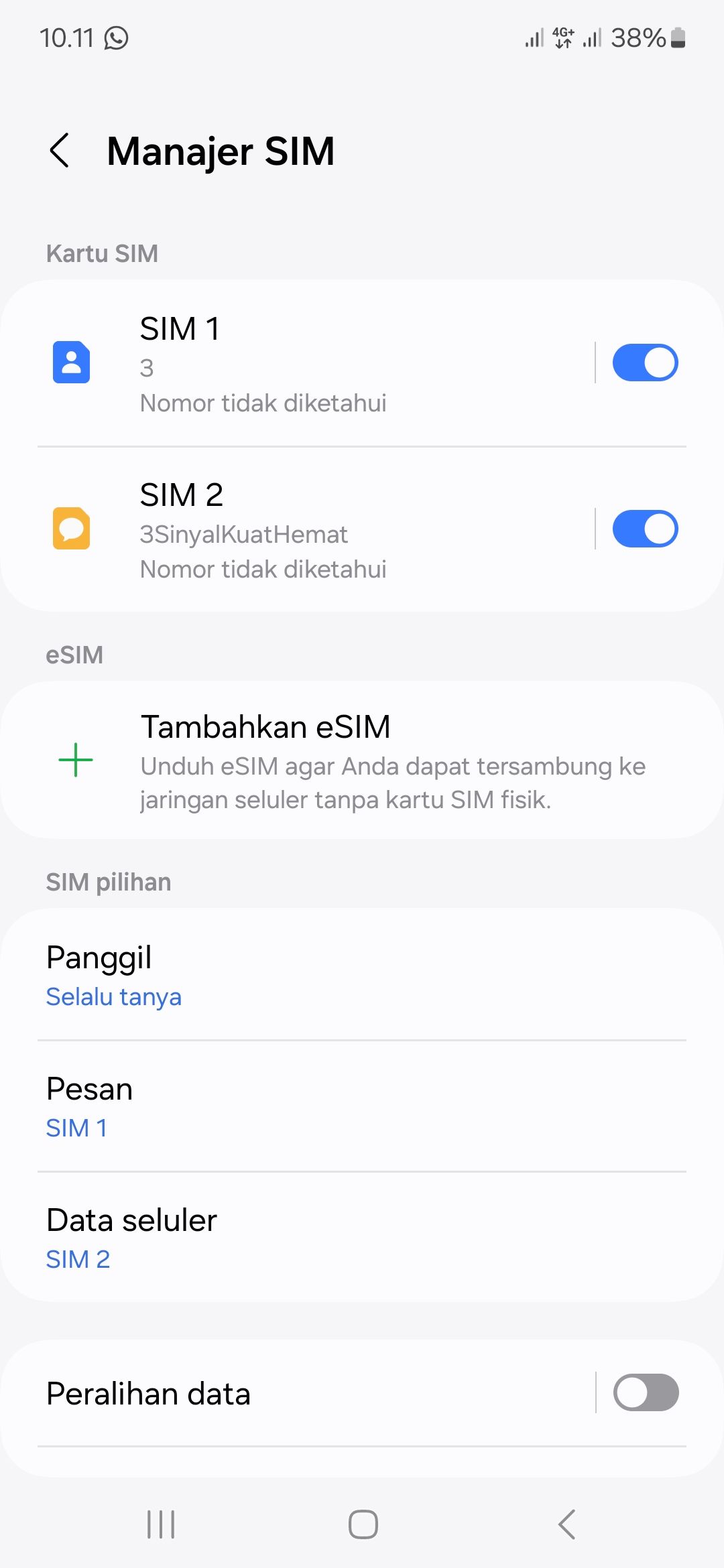Manajer SIM - Samsung Members