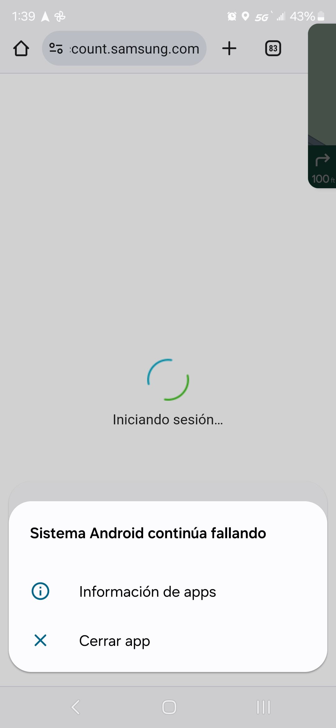 Sistema android continua fallando - Samsung Members