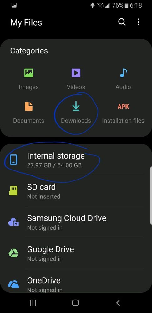 Download Folder In My Files Samsung Global Us