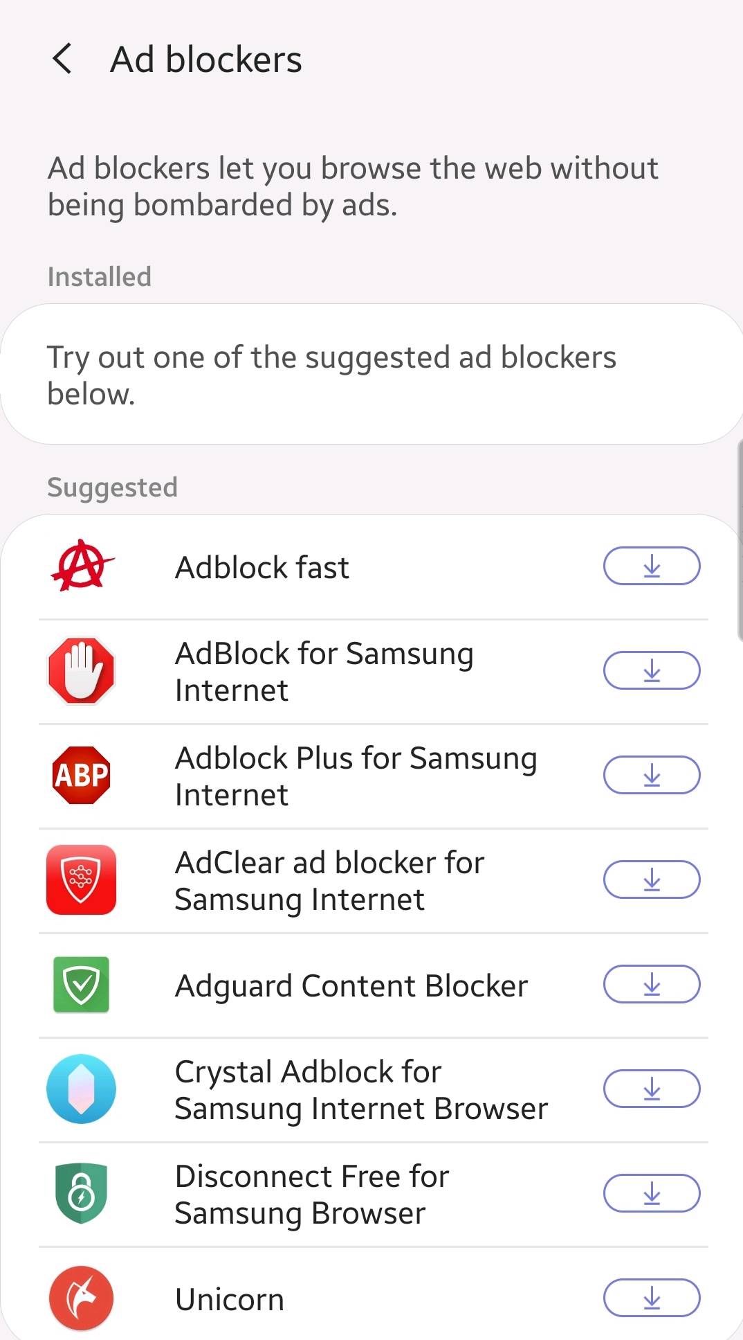 Which one, anyone? or not needed? Ad blocker 🚫 - Samsung Members