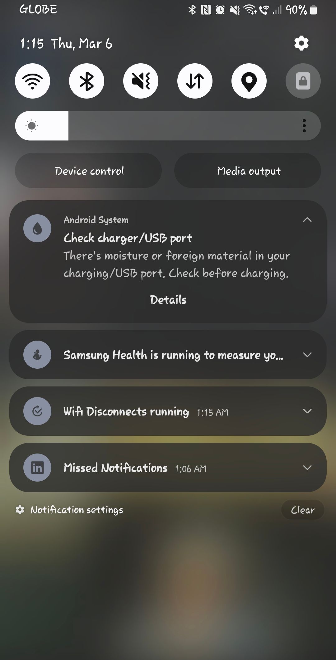 Moisture Detected - Samsung Members